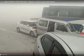 インド濃霧の高速道路で多重追突事故の結末 関連画像